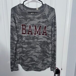 American eagle tailgate gray camo BAMA long sleeve